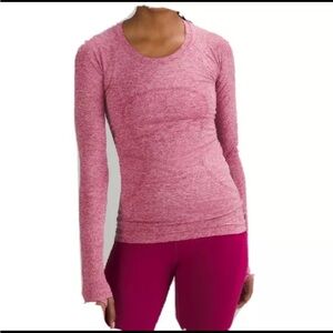 Lululemon Swiftly Tech Long Sleeve Shirt 2.0 Raspberry 6. Like new!